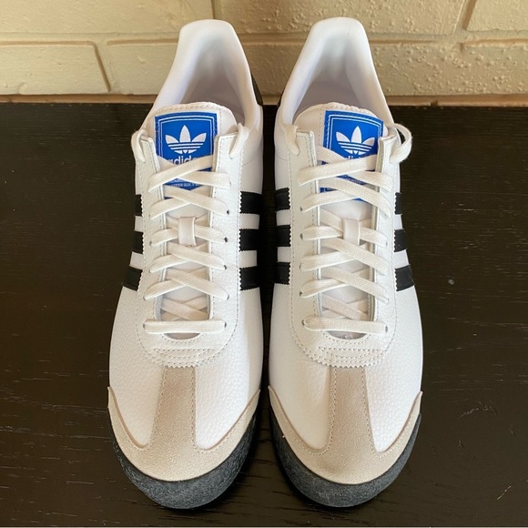 Adidas Originals Samoa Men’s Running Shoe Athletic Sneakers White Trainers Sz 12 main image 4